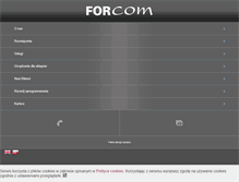 Tablet Screenshot of forcom.com.pl